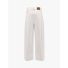 Cotton and linen trouser