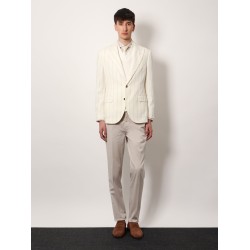 Stretch cotton trousers