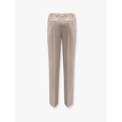 Stretch cotton trousers