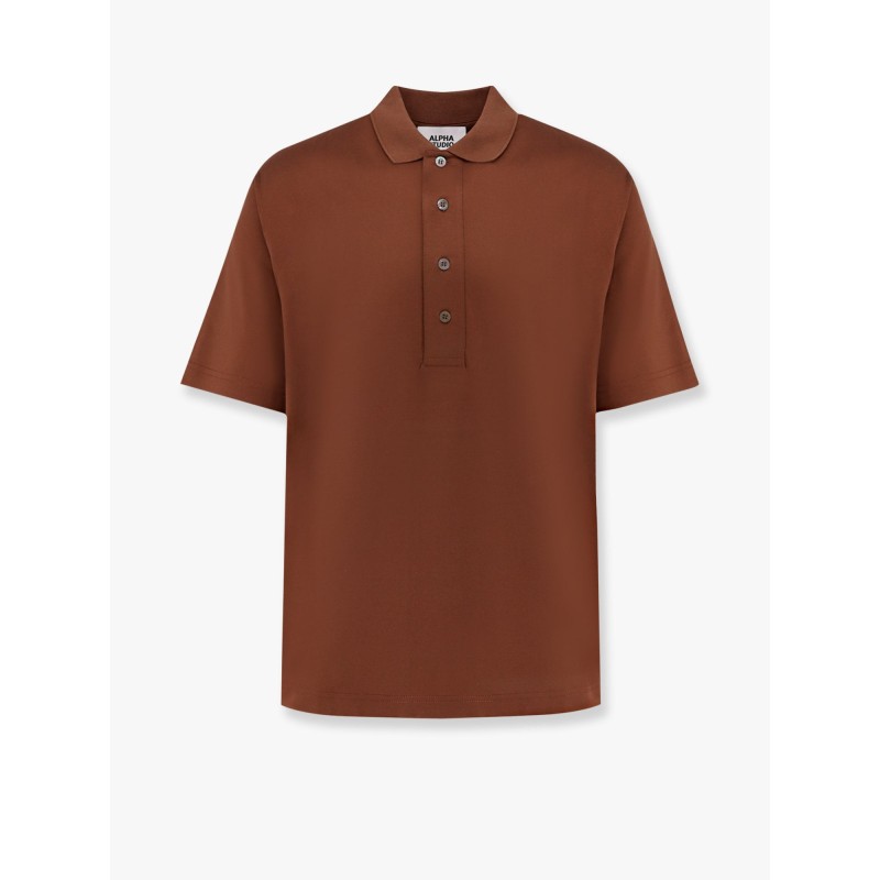 Cotton jersey polo shirt