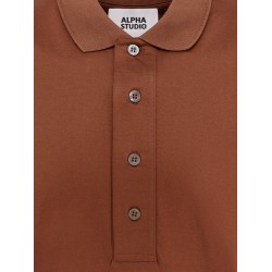 Cotton jersey polo shirt