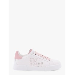 Portofino low-top leather sneakers with lateral monogram