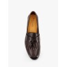 Leather loafer with iconic tassels