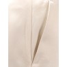 Satin trouser with wide leg
