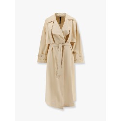 Margherita nylon trench coat with belt