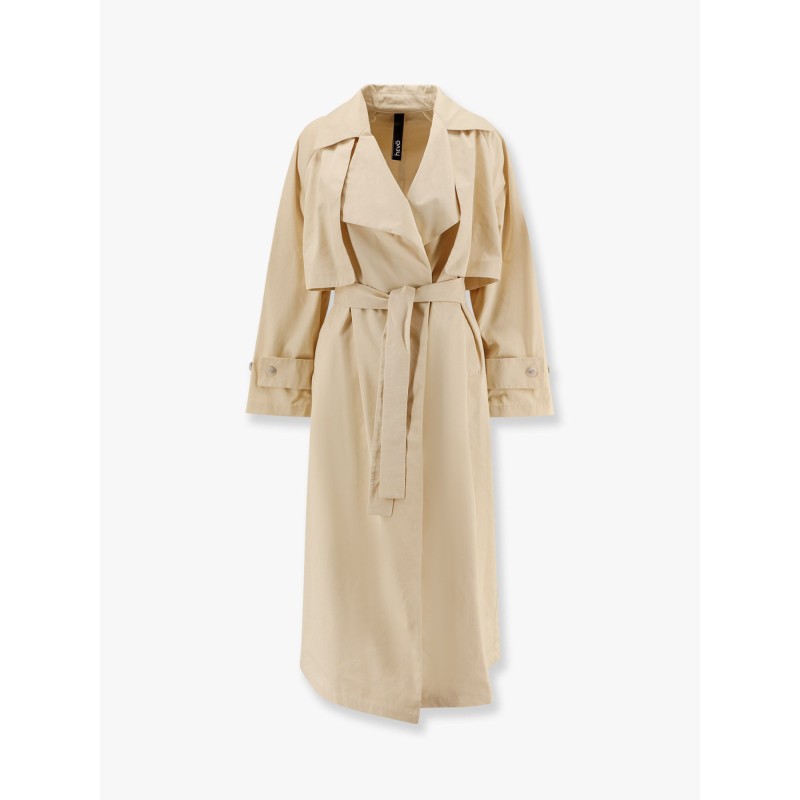 Margherita nylon trench coat with belt