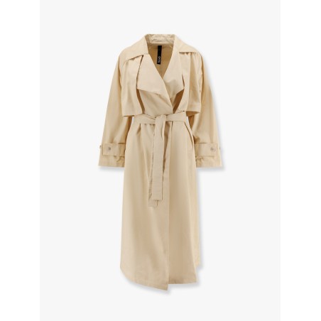 Margherita nylon trench coat with belt