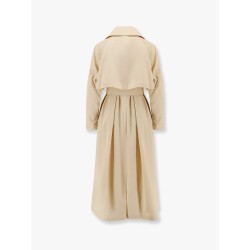 Margherita nylon trench coat with belt