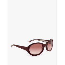 Gucci rosso ancora rounded sunglasses