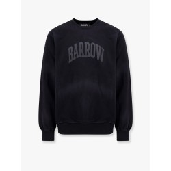 Cotton sweatshirt with logo on the front