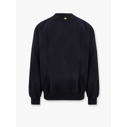 Cotton sweatshirt with logo on the front