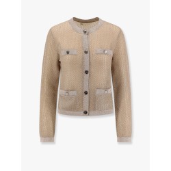 Kendra starlight titanium mesh cardigan