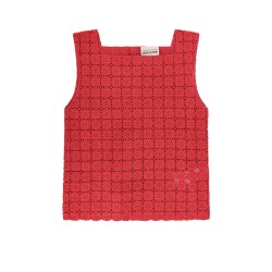 Azul embroidered cotton top