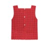 Azul embroidered cotton top