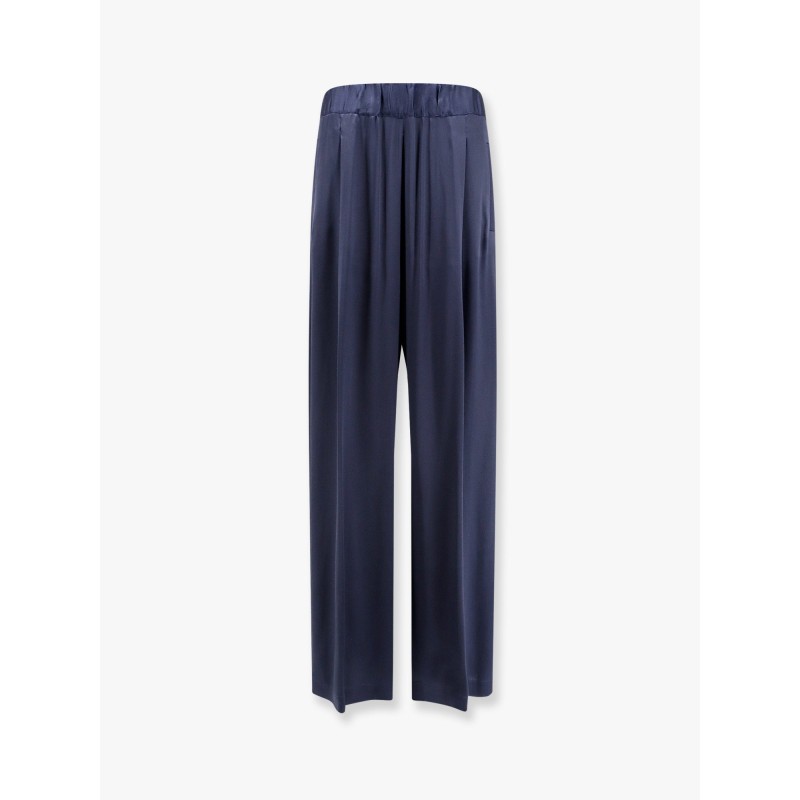 Satin wide trouser