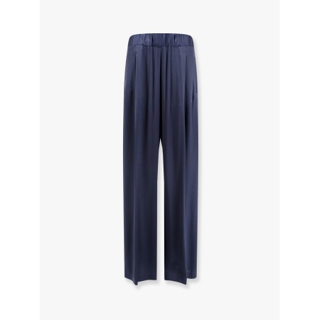 Satin wide trouser