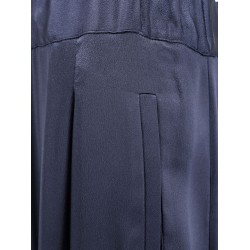 Satin wide trouser