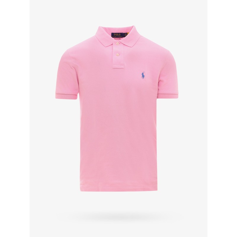 Cotton polo shirt with embroidered logo