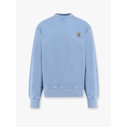 Cotton sweatshirt with washed out effect
