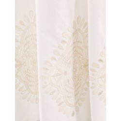 Lucrezia cotton long skirt with embroidery