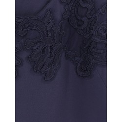 Dress with lace profile