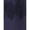 Dress with lace profile