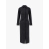 Rovigo max mara sfilata rippled fabric long dress