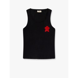Ribbed cotton tank top