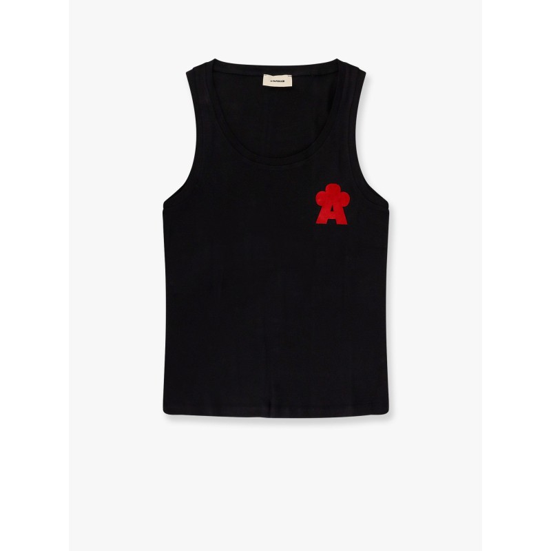 Ribbed cotton tank top