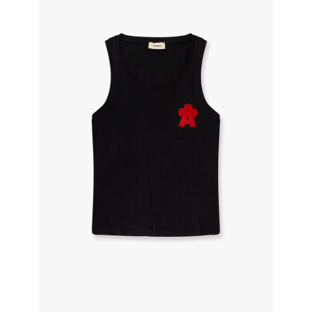 Ribbed cotton tank top