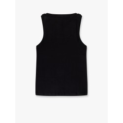 Ribbed cotton tank top