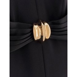 Strapless jumpsuit with waist belt