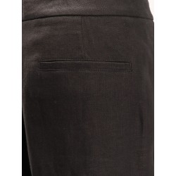 Linen trouser with pinces