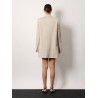 Acacia 1234 max mara sfilata  wool blazer with rippled appearance