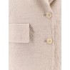 Acacia 1234 max mara sfilata  wool blazer with rippled appearance