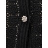Embroidered cotton cardigan