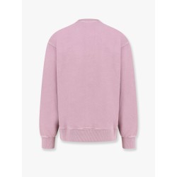 Cotton sweatshirt with washed out effect