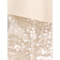 Mini dress with all-over sequins