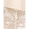 Mini dress with all-over sequins