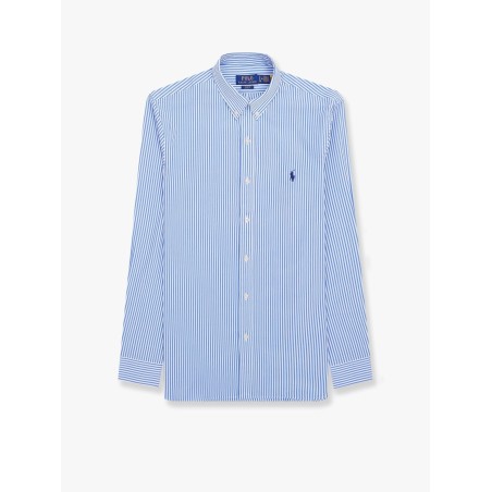 Striped stretch cotton shirt