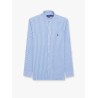 Striped stretch cotton shirt