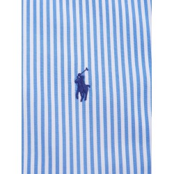 Striped stretch cotton shirt