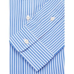 Striped stretch cotton shirt