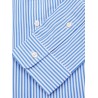Striped stretch cotton shirt