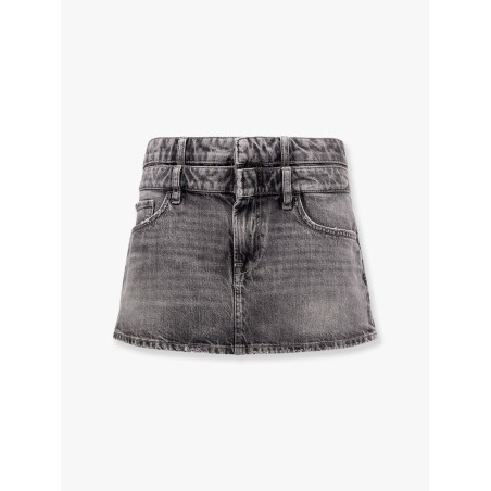 Celine denim mini skirt with used effect