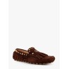 Driver fastaway suede loafer with fringes