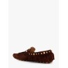 Driver fastaway suede loafer with fringes
