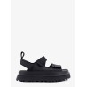 Rubber sandals with ugg embossed detail