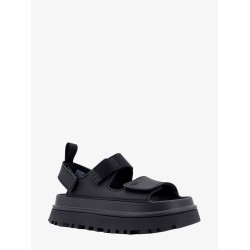 Rubber sandals with ugg embossed detail