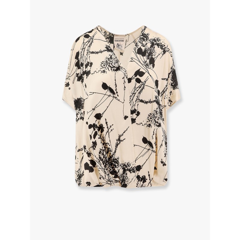 Viscose top with all-over print